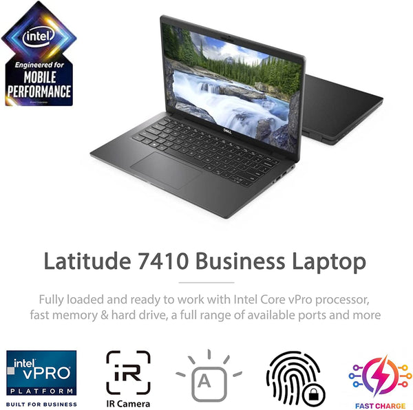 Dell Latitude 7410 14" FHD (1920 X 1080) Laptop, i7-10610u